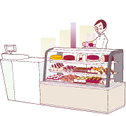レストラン・カフェの販売イメージ